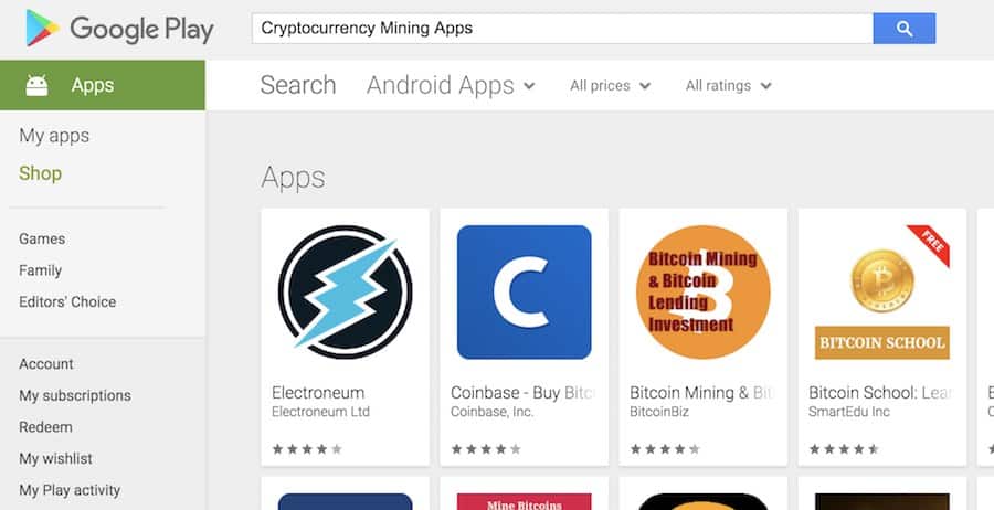 bitcoin miner cloud pool playstore review