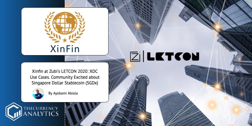 Xinfin Letcoin Zubi Singapore dollar Stablecoin