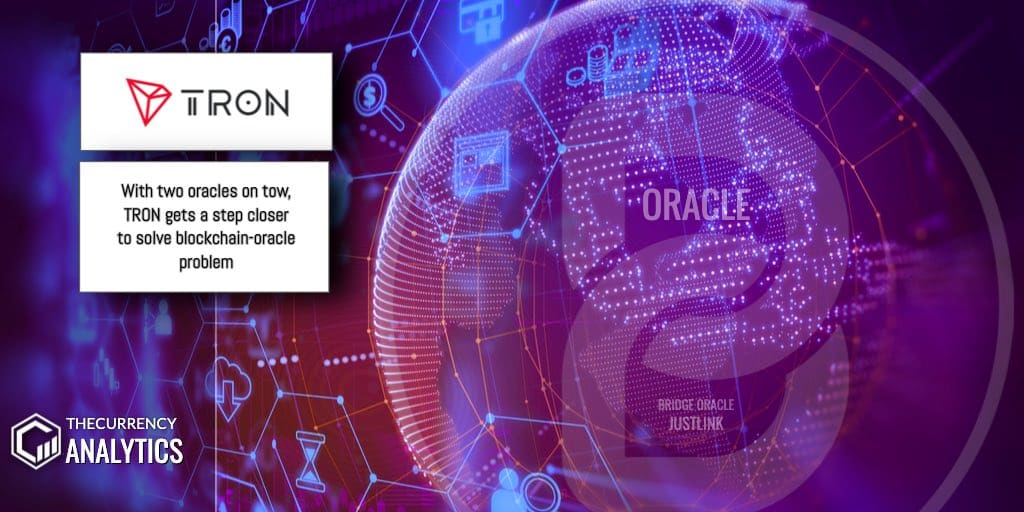 Tron Just link blockchain oracle