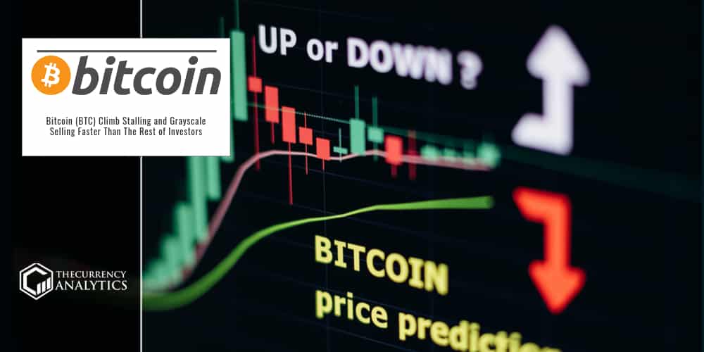 Bitcoin BTC Climb Stalling