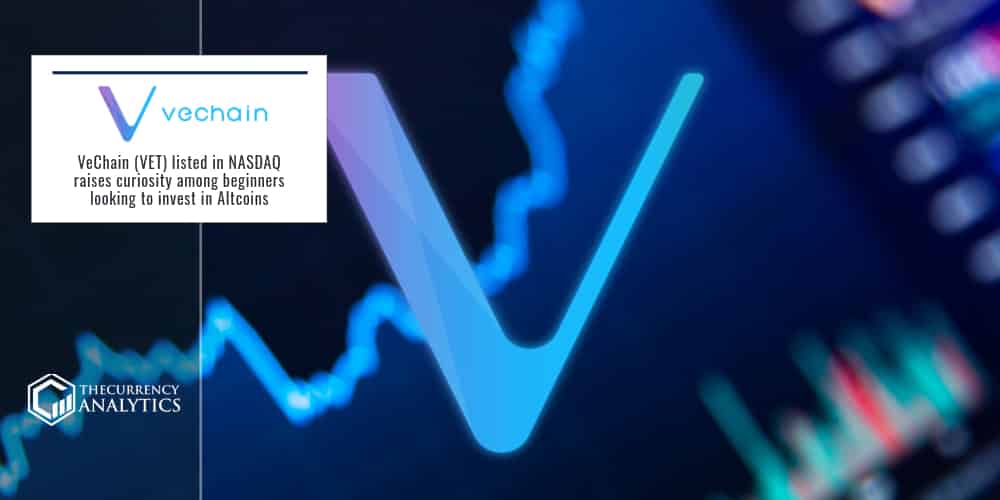 VeChain VET listed in NASDAQ