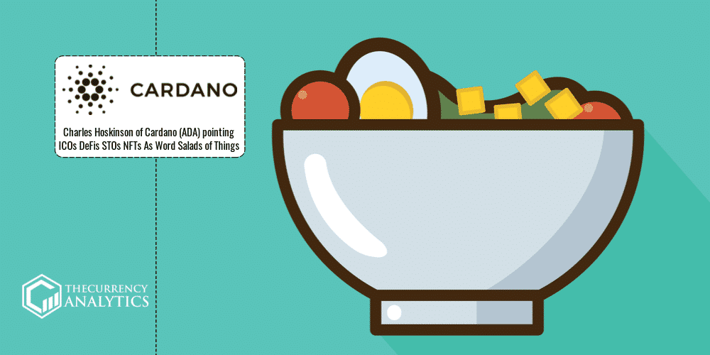 Cardano salads ICO DeFi STO NFT