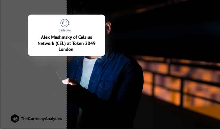 Alex Mashinsky of Celsius Network (CEL) at Token 2049 London