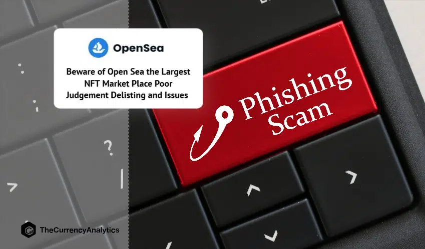 Beware of Open Sea the Largest NFT Market Place Poor Judgement Delisting and Issues