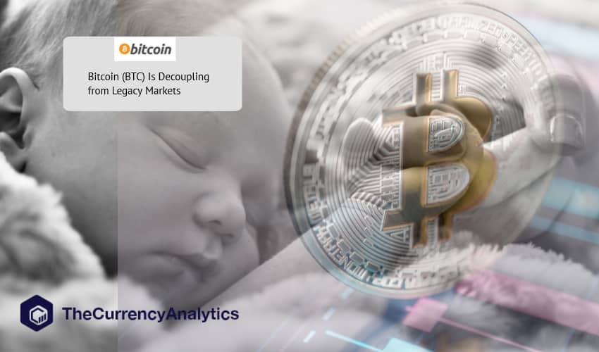 Bitcoin (BTC) Is Decoupling from Legacy Markets
