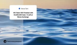 WX Token IDO Finished with 50,000,000 Sold 0 Left at Waves Exchange