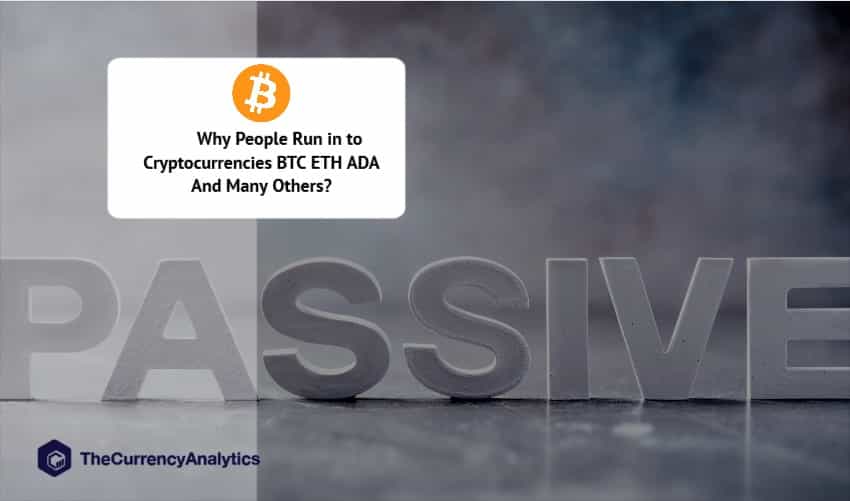 Why People Run in to Cryptocurrencies BTC ETH ADA And Many Others