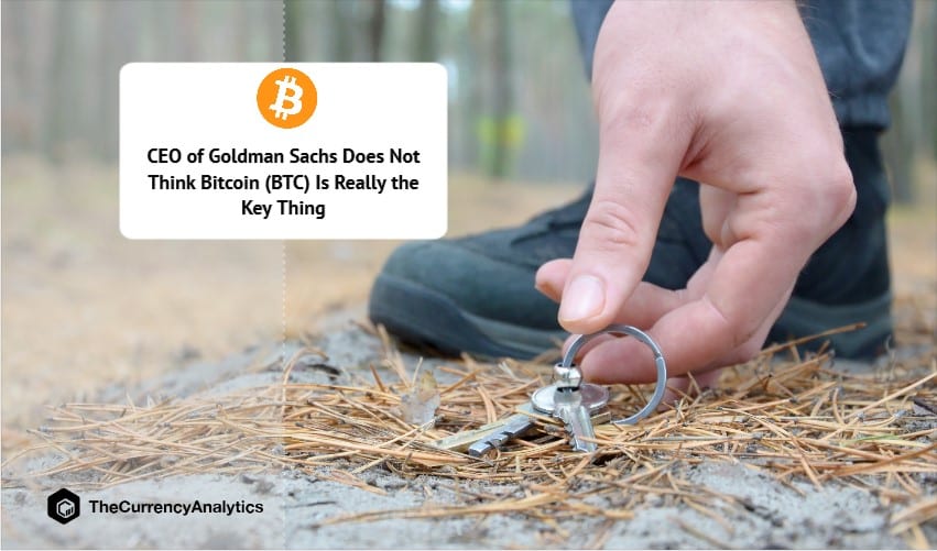 CEO of Goldman Sachs Does Not Think Bitcoin (BTC) Is Really the Key Thing