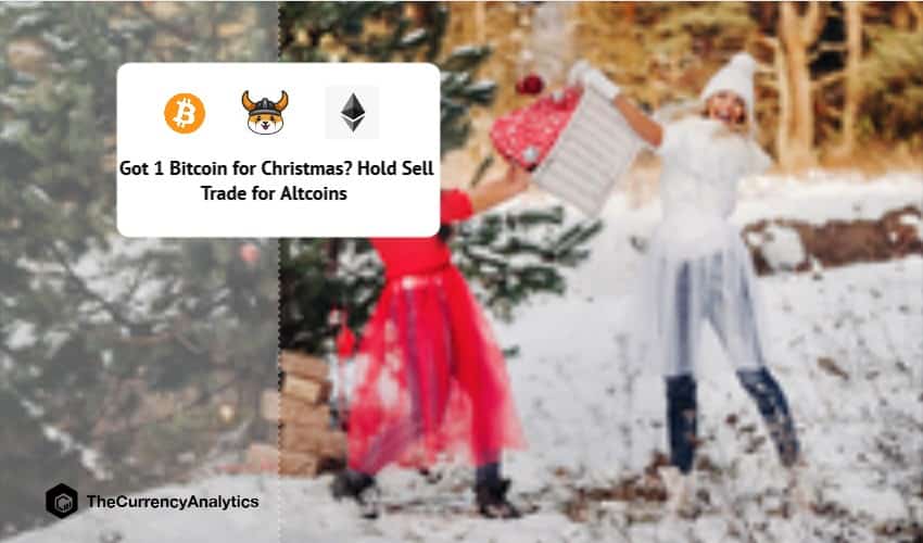Got 1 Bitcoin for Christmas Hold Sell Trade for Altcoins