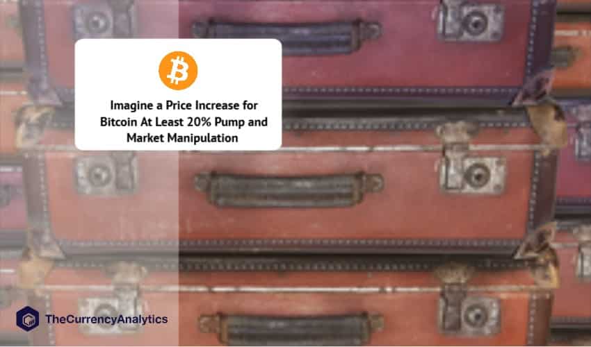 Imagine a Price Increase for Bitcoin At Least 20% Pump and Market Manipulation