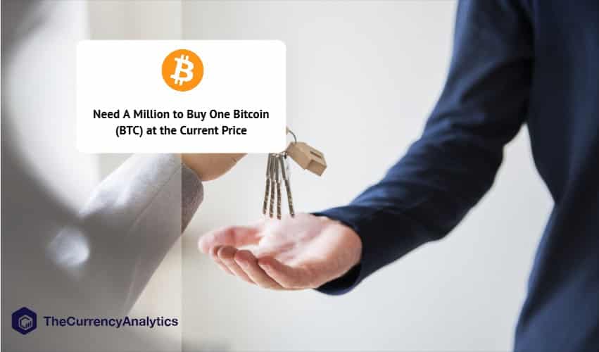 Need A Million to Buy One Bitcoin (BTC) at the Current Price