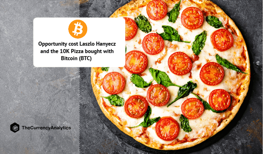 Opportunity cost Laszlo Hanyecz and the 10K Pizza bought with Bitcoin (BTC)