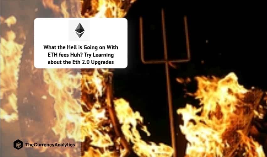 What the Hell is Going on With ETH fees Huh Try Learning about the Eth 2.0 Upgrades