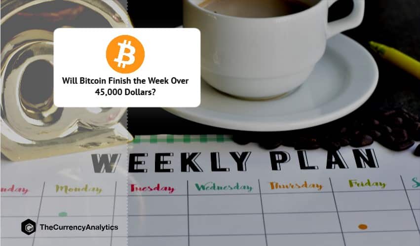 Will Bitcoin Finish the Week Over 45,000 Dollars