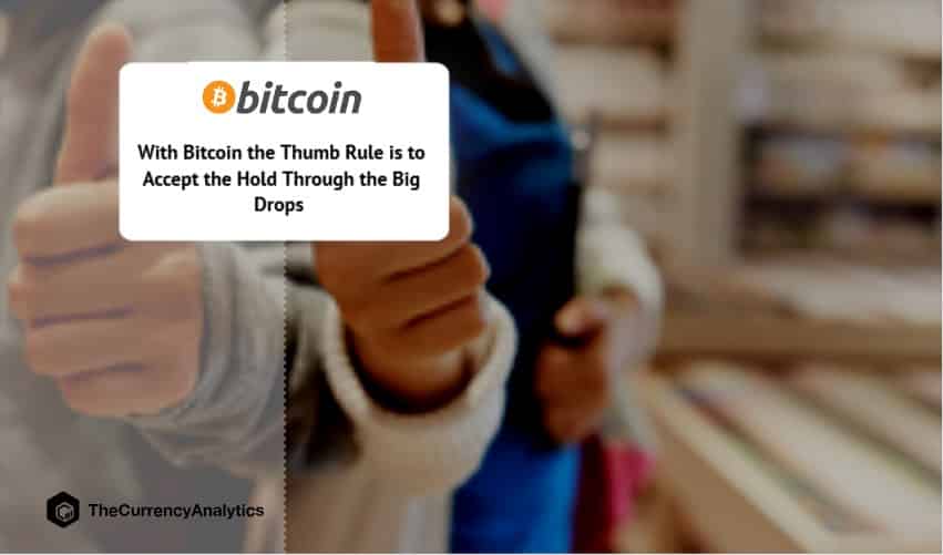 With Bitcoin the Thumb Rule is to Accept the Hold Through the Big Drops