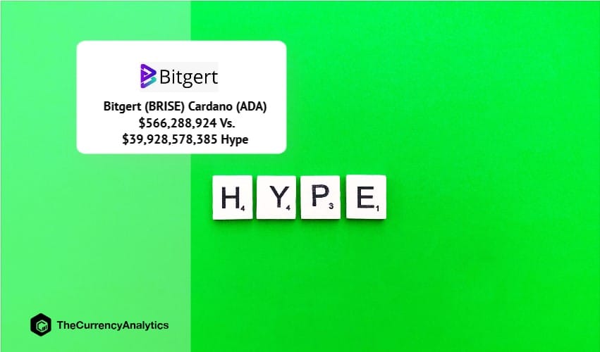 Bitgert (BRISE) Cardano (ADA) $566,288,924 Vs. $39,928,578,385 Hype