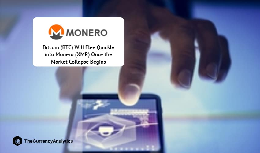 Bitcoin (BTC) Will Flee Quickly into Monero (XMR) Once the Market Collapse Begins