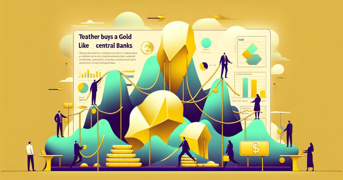 Tether Buys Gold Like Central Banks Do