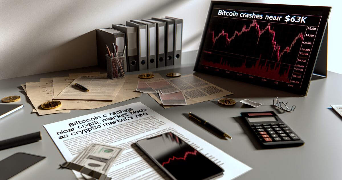 Bitcoin Crashes Near $65K as Crypto Market Bleeds Red