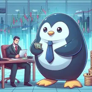 Daily crypto market movers featuring Pudgy Penguins