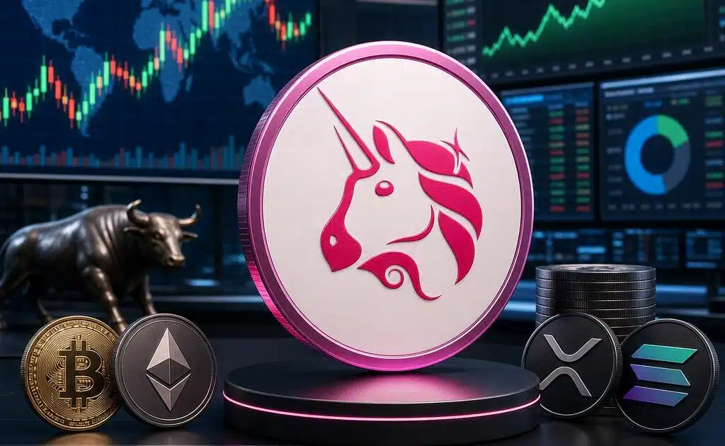 Daily crypto market movers featuring Uniswap