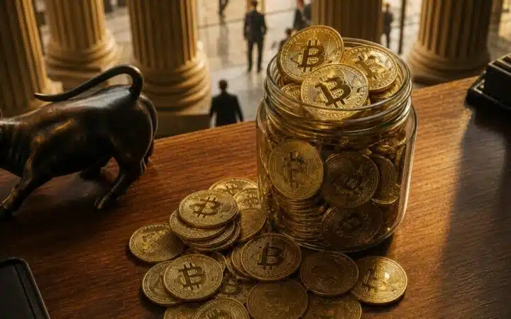 Gold Tumbles While Bitcoin Quietly Picks Up Institutional Interest