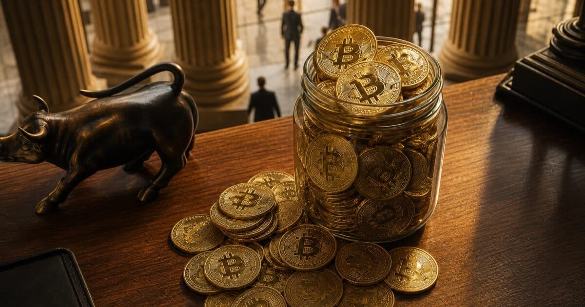 Gold Tumbles While Bitcoin Quietly Picks Up Institutional Interest