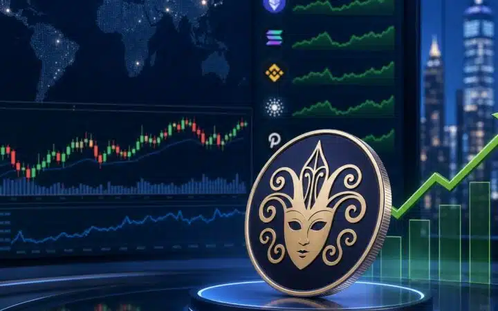 Daily crypto market movers featuring Venice Token