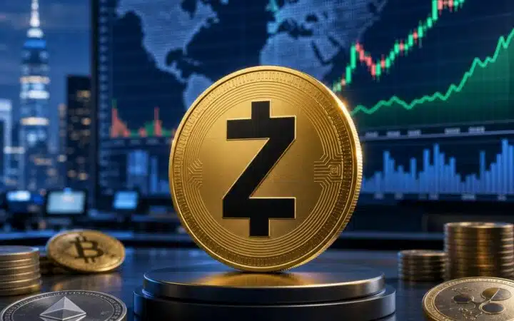 Daily crypto market movers featuring Zcash