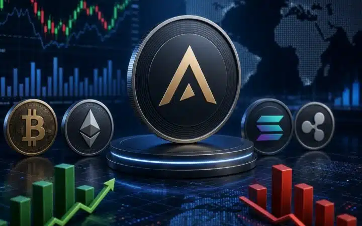 Daily crypto market movers featuring Audiera