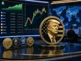 Daily crypto market movers featuring Official Trump