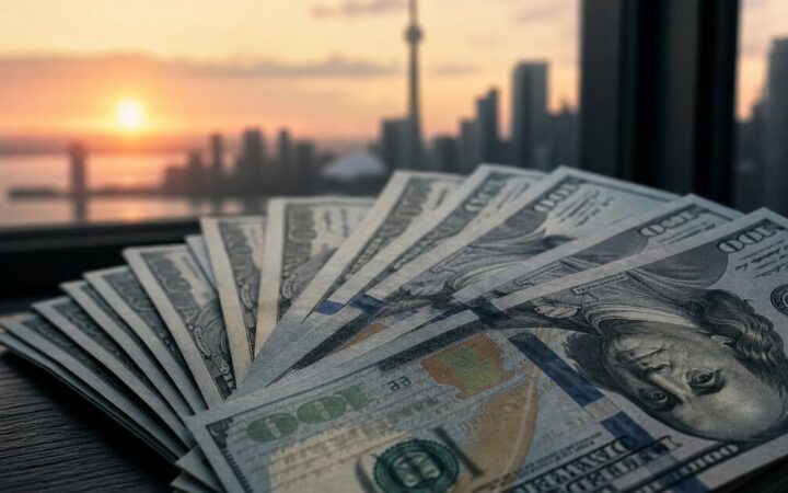 Canadian Dollar Hits Two-Month High as Factory Numbers Beat Forecasts