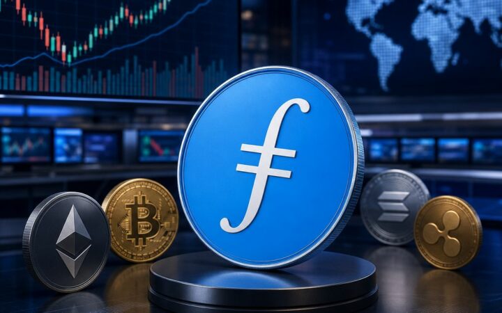 Daily crypto market movers featuring Filecoin