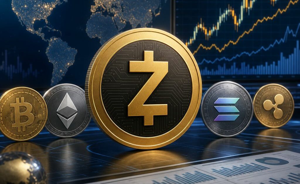 Daily crypto market movers featuring Zcash