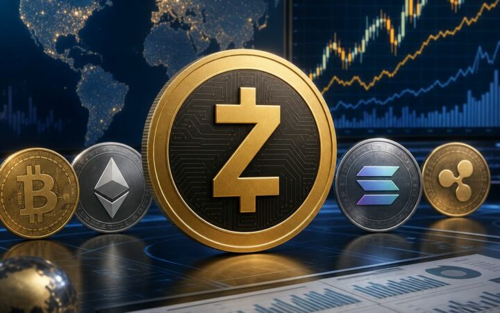 Daily crypto market movers featuring Zcash