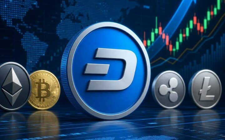 Daily crypto market movers featuring Dash