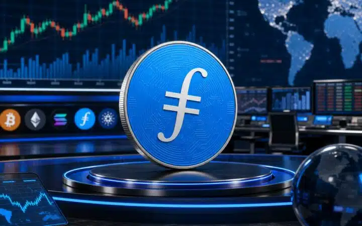 Daily crypto market movers featuring Filecoin