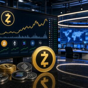 Daily crypto market movers featuring Zcash