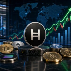 Daily crypto market movers featuring Hedera