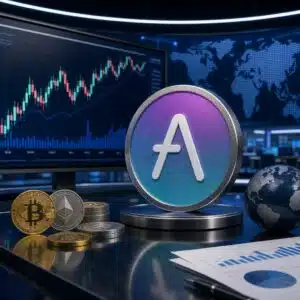 Daily crypto market movers featuring Aave